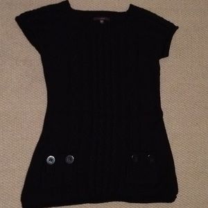 Sweater dress/tunic top cable knit